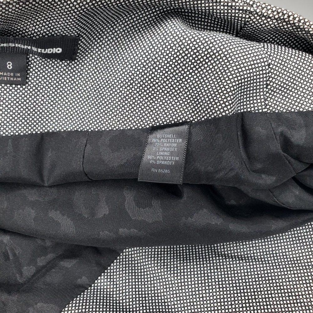 Express I Houndstooth Pattern Black/White Pencil … - image 7